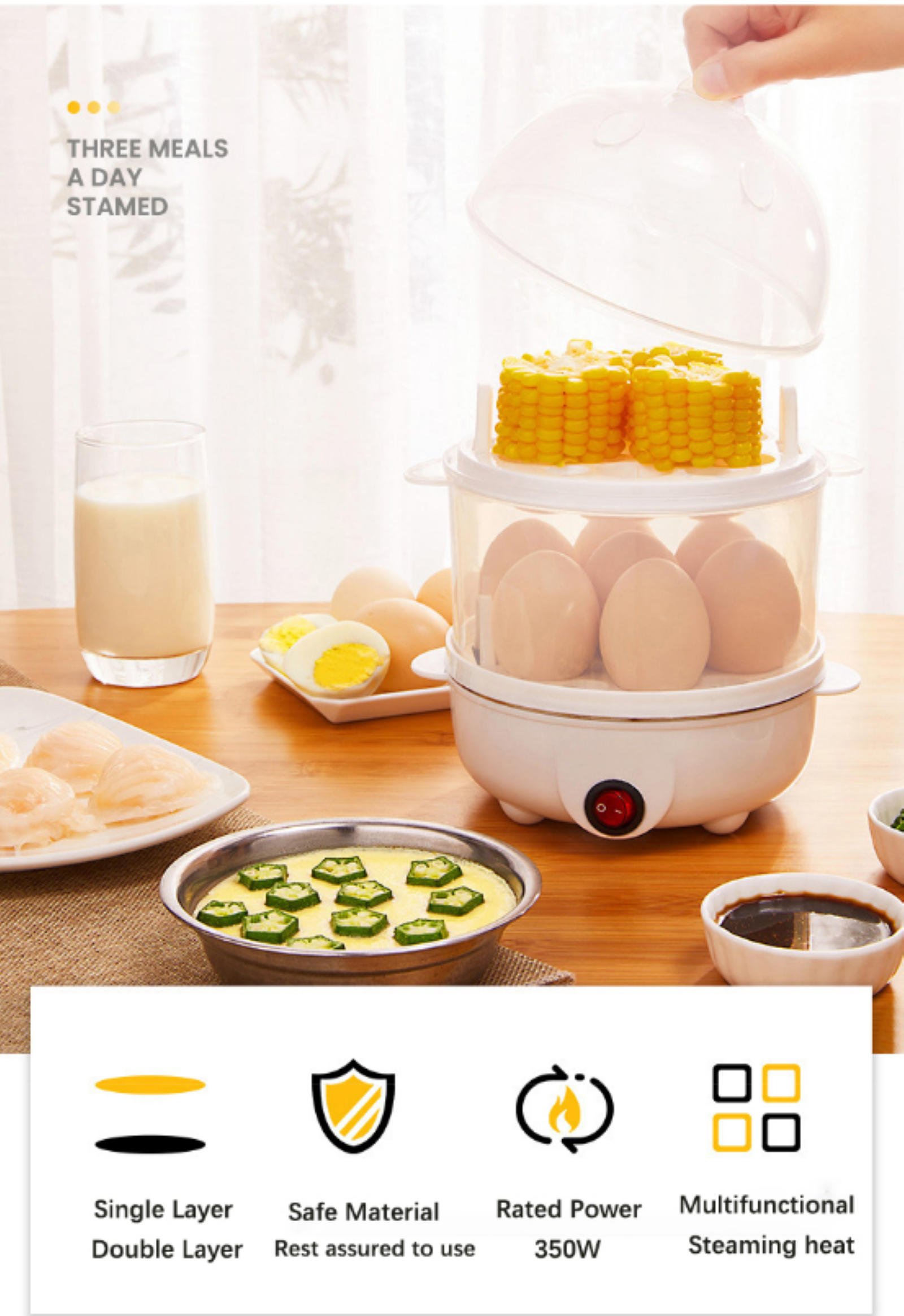 Egg Cooker Review 2021 - Double Decker 14 Eggs at a time 